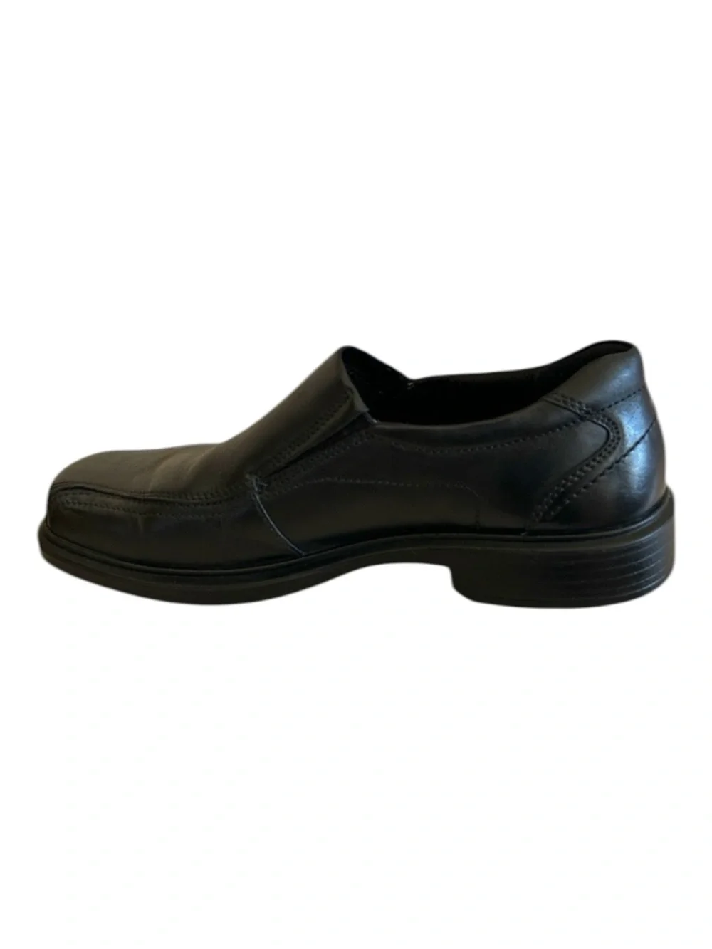 Ecco Classic Black Leather Helenski Loafer Slip-on Men's Size EU40 US 6-6.5